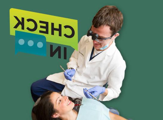 dentist working on patient with the words 